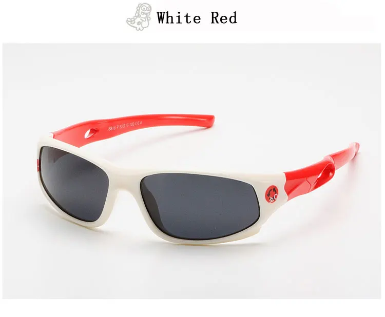 Два Oclock бренд TAC гибкие очки Детские поляризованные для мальчиков и девочек детские спортивные солнцезащитные очки УФ очки Oculos De Sol Gafas 816 - Цвет линз: White Red