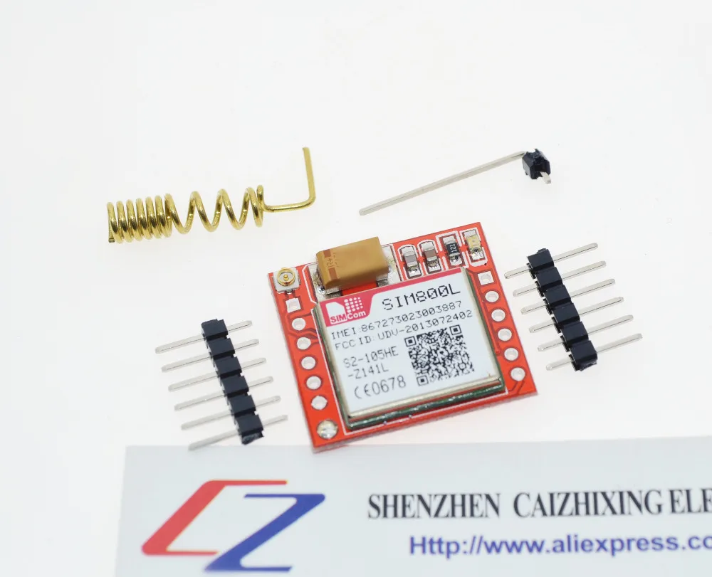 Самый маленький модуль SIM800L GPRS GSM карта MicroSIM Core BOard Quad-band ttl последовательный порт