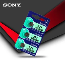 3 шт. sony 371 SR920SW 920 1,55 в часы батарея SR920SW 371 Кнопка монетница Сделано в Японии