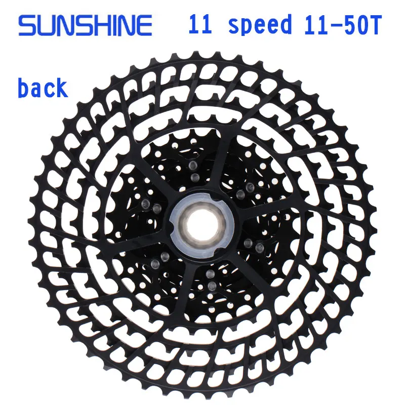 SUNSHNE MTB 11 скоростей 11-50 т кассета 365 г Сверхлегкий велосипед свободного хода 11 Т Запчасти для велосипеда горный для Shimano M9000 M8000 M7000 - Цвет: 11-50T