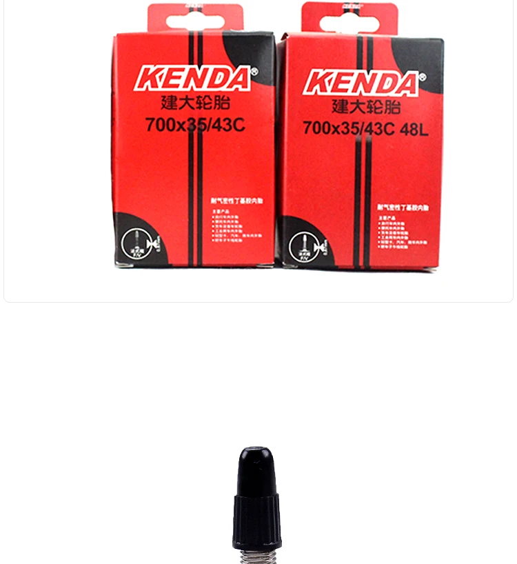 Kenda Bicycle Inner Tube 700*18 23 25 28 32 35 43 45C French valve Cycling Mountain Bike Butyl Rubber Tire parts