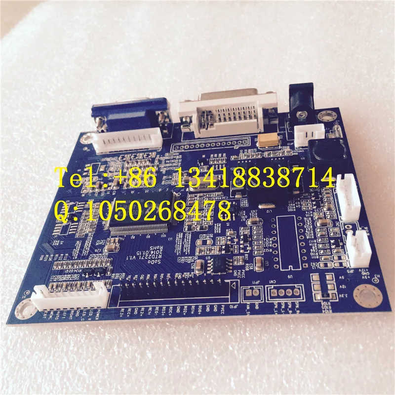 Design of industrial LCD panel driver panel wide temperature VGA/DVI signal input driver board