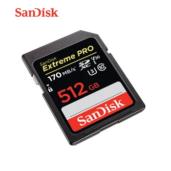 

Sandisk Extreme Pro Sdhc Sdxc Uhs-i Card 512GB 256GB 128GB 64GB SD Memory Card Flash Cards For Camera Business High Speed Card