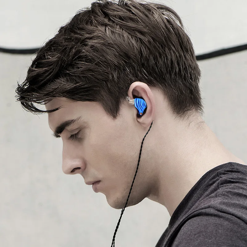 Наушники вкладыши TFZ QUEEN HIFI с монитором динамические наушники IEM со съемными