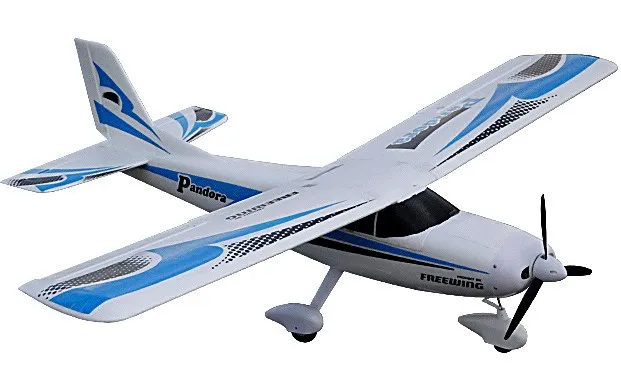 Окончательного Би Pandora Электрический радиоуправляемый самолет тренер PNP - Цвет: blue