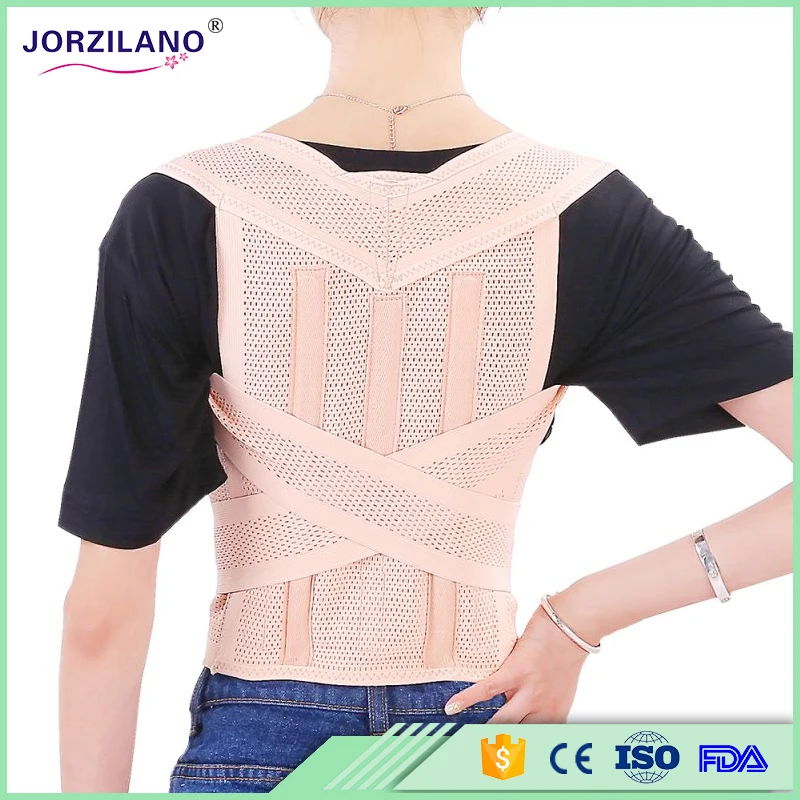 

Free shipping Unisex Adjustable Back Posture Corrector Brace Back Shoulder Support Belt Posture Correction Belt for Men Women