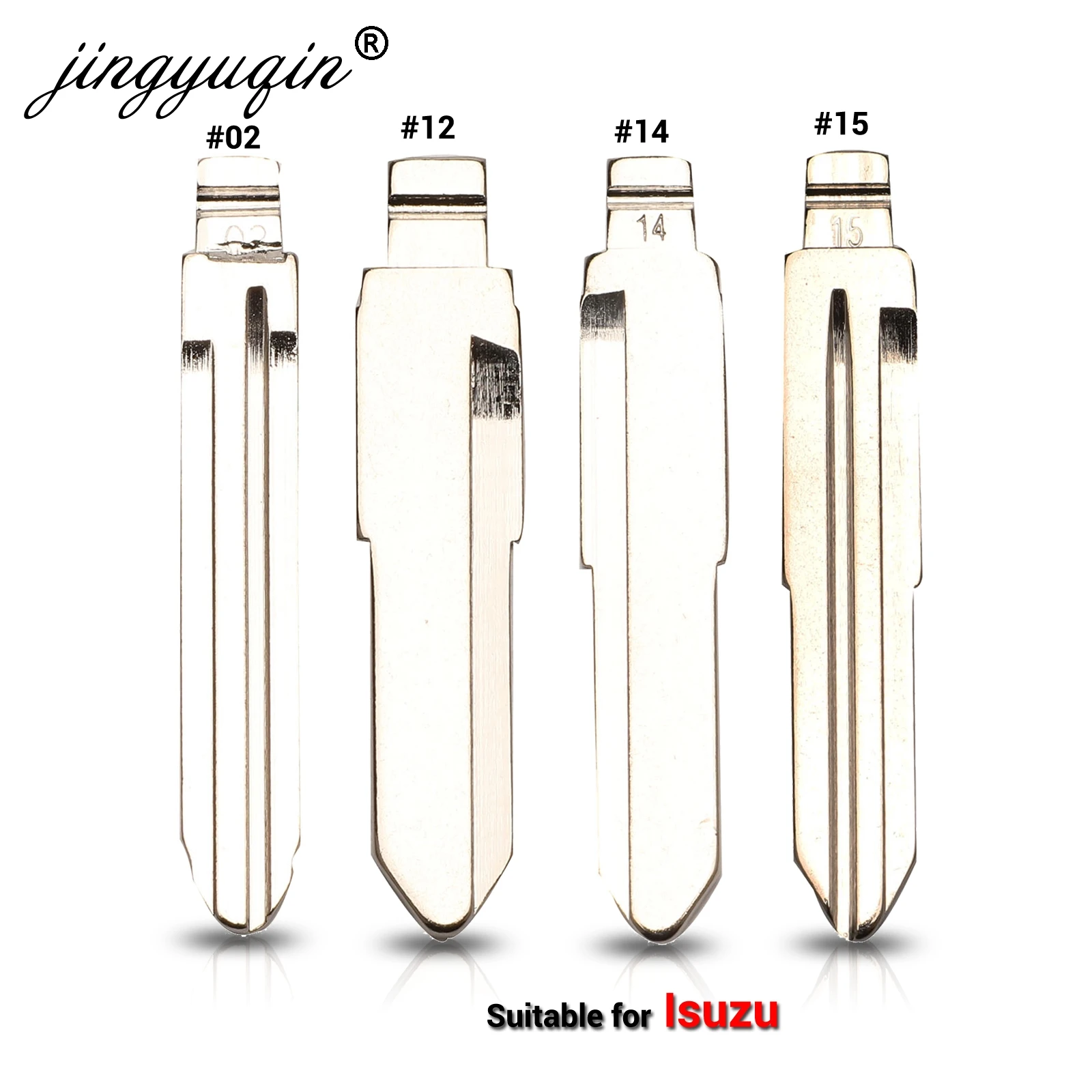 Jingyuqin #14 12 No.02 15 металлический пустой флип KD дистанционный ключ для Isuzu Hainan Замена