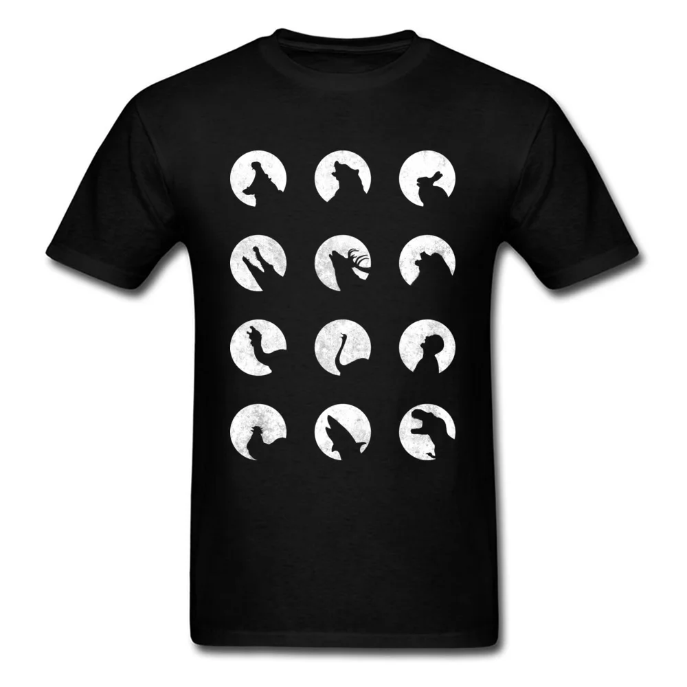 Wolfs Night Off Hip Hop Short Sleeve Printed T-shirts Pure Cotton O-Neck Men Tees Personalized T Shirt Summer Autumn Wolfs Night Off black