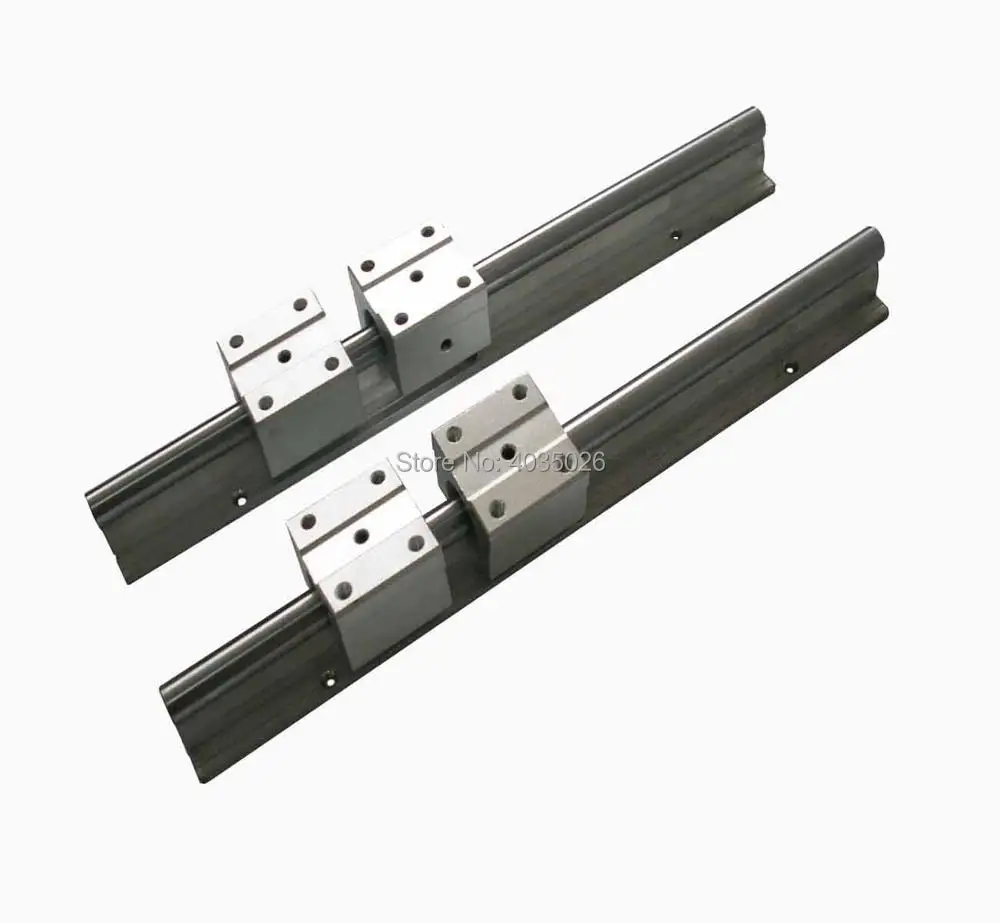 25 мм SBR25 400mm Руководство линейного слайд вал 2 железнодорожных + 4 SBR25UU подшипник