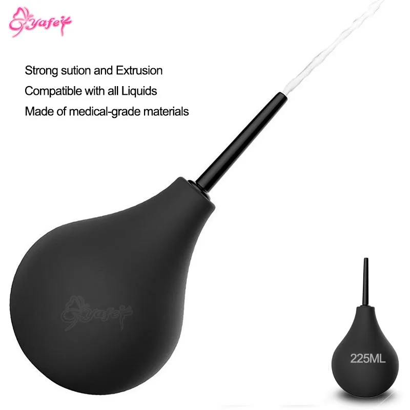 Anal Cleaner Vagina Cleaning Ass Douche Enema Syringe Device Butt Plug Beads bulb TypSex Toys for Women Men 90ml-225ml | Красота и