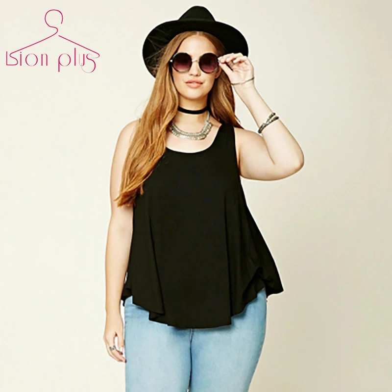 

Back Sexy Cross Crop Tanks Top 7XL 6XL 5XL 4XL Big Sizes 2017 Summer Black Solid Ruffles Tank Women Fashion Streetwear Oversized