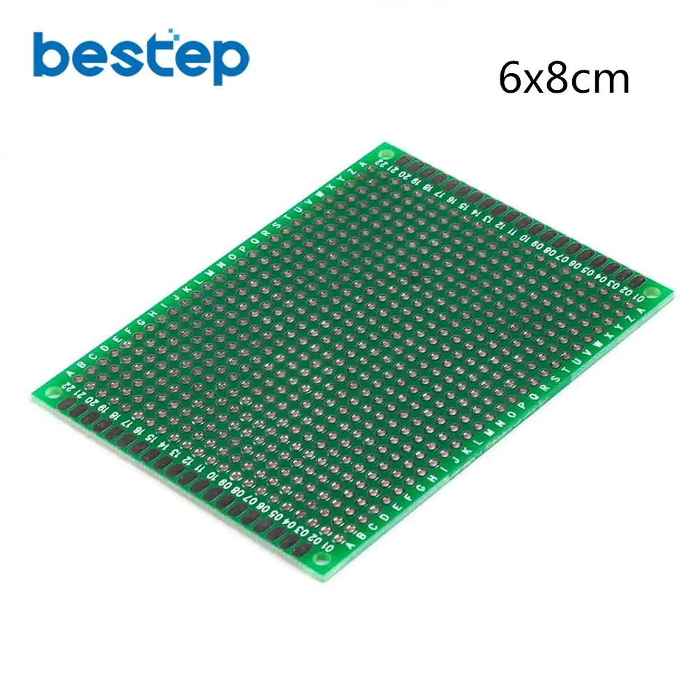 

20PCS 6x8cm Double Side Copper Prototype PCB Universal 6*8cm Board