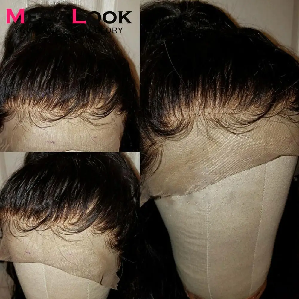 Megalook прямые человеческие волосы на кружеве, парики Remy 360, парик на кружеве al, предварительно выщипанные с детскими волосами 360, человеческие волосы, парики перуанские