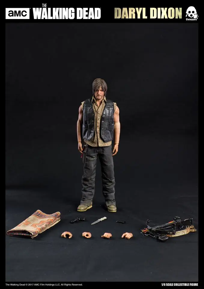 ThreeZero AMC Ходячие мертвецы Дэрил Диксон 1/6 фигурка|1/6 figure|monkey kingjourney to the west |