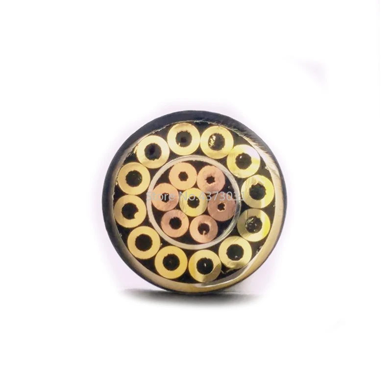 Rivets à broche en mosaïque de 8mm, vis à manche de couteau, plus de design, style exquis
