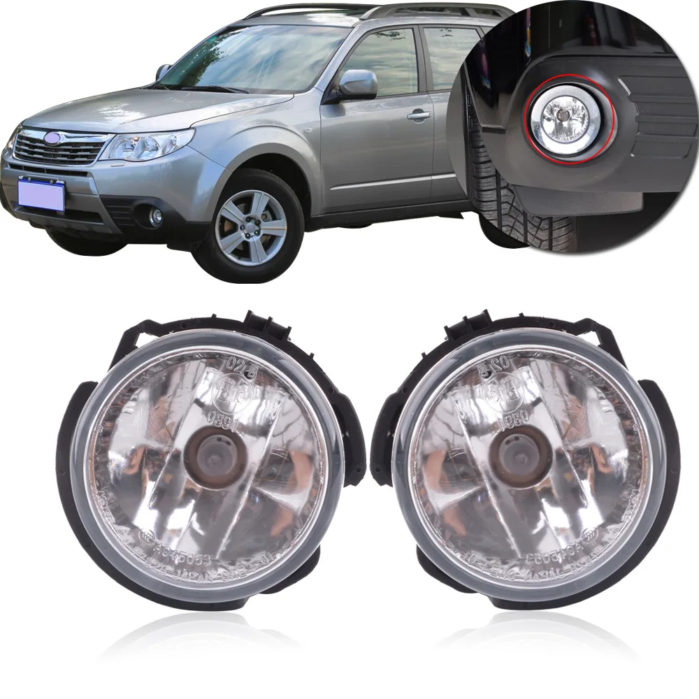 

CAPQX Front bumper fog light For Subaru Forester 2009 2010 2011 2012 foglight Replacement running Lamp Driving Fog Lamp