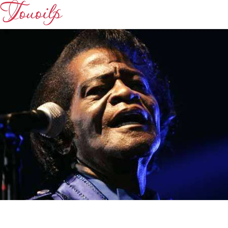 3d Diamond Mosaic 5d Embroidery diy James Brown Diamonds Cross Stitch Painting Inlay Handwork home decoration gift | Дом и сад