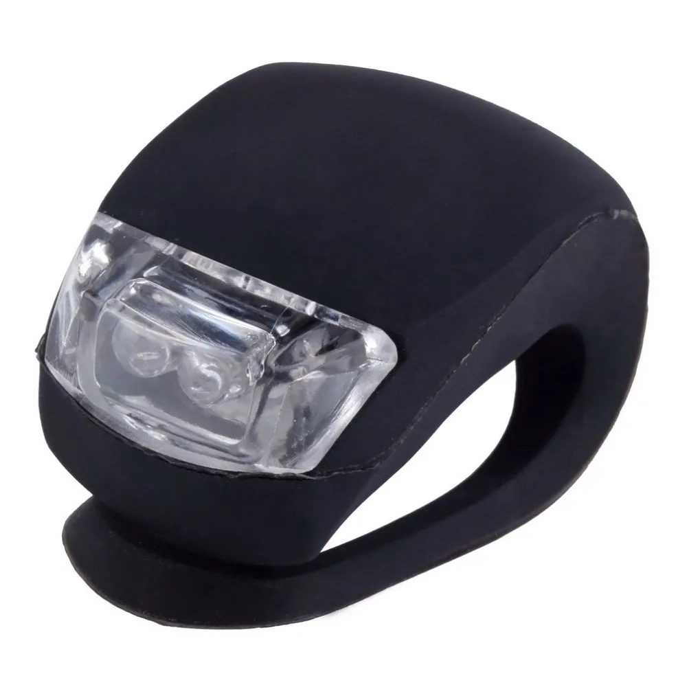 Excellent 1 pc Waterproof Silicone LED Bike Bicycle Cycling Head Front Rear Wheel LED Flash Light Lamp with LR1130 battery Newest 0