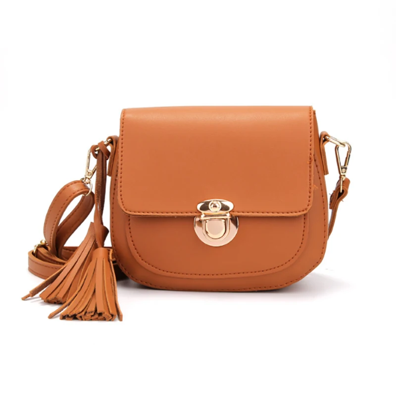 

Pu Leather Shoulder bag female Crossbody Bags for Women 2019 Small Fashion Tassel Messenger bag Travel Purse for Ladies Girls