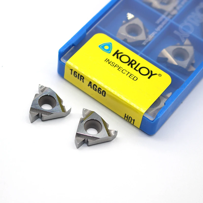 

16IR AG60 H01 Inserts Aluminum Carbide Thread Cutter CNC Indexable Insert Internal Threading Turning Tool Woodworking Cutter