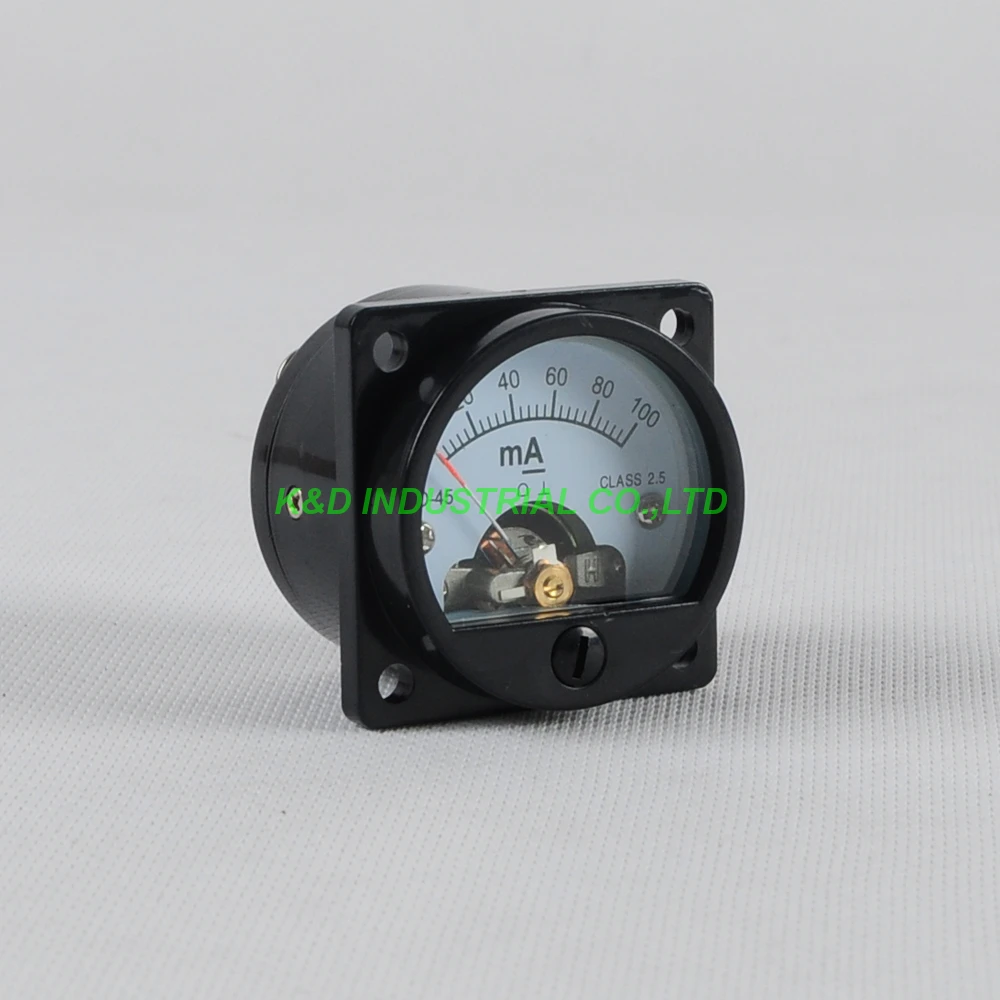 

1pc VU Voltage SO45 Panel Meter Gauge Black for Audio Level 300B 211 845 6550 Tube Amplifier