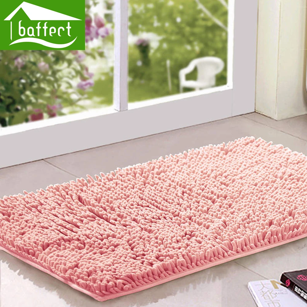 Long Hair Chenille microfiber carpet mats doormat mat Useful 40*60cm