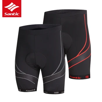 

Santic Cycling Shorts Men 4D Sponge Pad MTB Road Bike Shorts Breathable Quick-dry Bicycle Downhill Shorts Bermuda Ciclismo