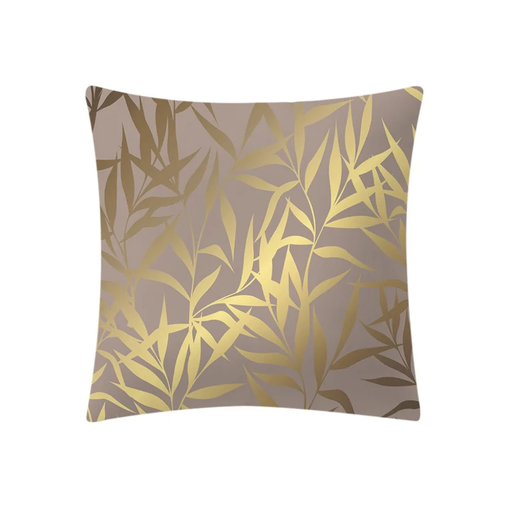 

NAI YUE Square Polyester Pillowcase Khaki Stylish simplicity Print Cushion Cover Pillow Cover Waist Throw Covers Home Decor Hot