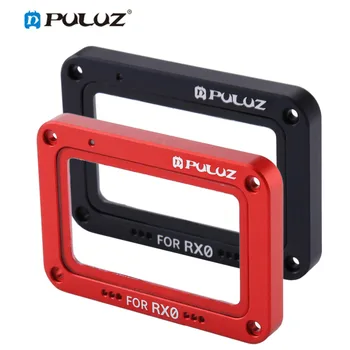 

PULUZ Aluminum Alloy Flame + Tempered Glass Lens Protector with Screws and Screwdrivers case Cover for Sony RX0