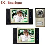 (1 set) Latest Video intercom Smart Home system 8 Inch panel 1 camera to 2 Video door phone waterproof camera RFID card open