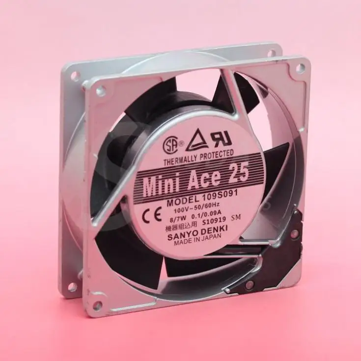 Для Sanyo 109S091 AC 100V 8/7W 0 1/0.09A 9025 90 мм алюминиевая рама охлаждающий вентилятор|ac cooling