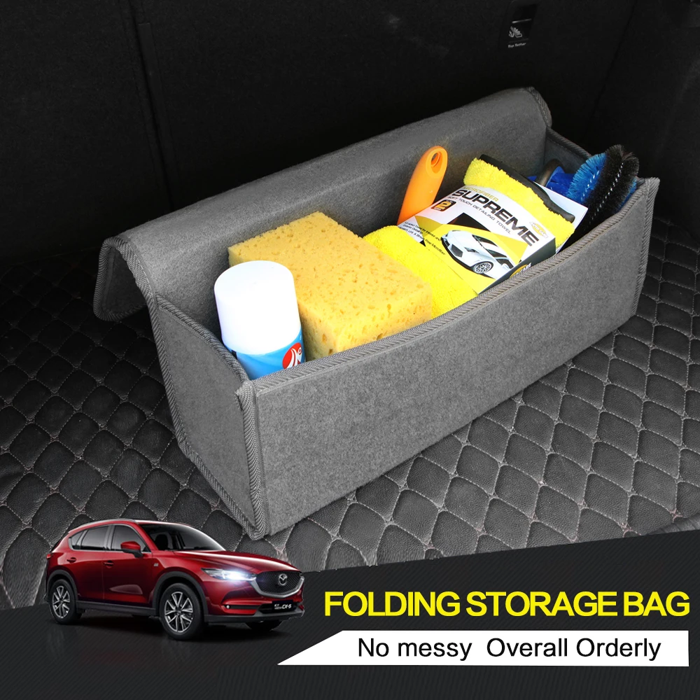 

Car Felt Storage Box Trunk Bag Vehicle Tool Box Multi-use Tools Organizer Bag Carpet Folding Automobiles Interior Accessories