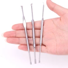 1PC New Stainless Steel Ear Wax Cleaning Tool Double Ended Picks Wax Removal Curette Remover Cleaner Ear Wax Pickers Ear цена 1PC New Stainless Steel Ear Wax Cleaning Tool Double Ended Picks Wax Removal Curette Remover Cleaner Ear Wax Pickers Ear цены онлайн