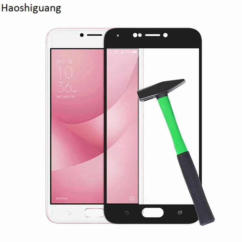 Закаленное стекло Asus Zenfone 4 Max ZC520KL Защита экрана для ZC ZC520 520 520KL полное покрытие X00HD