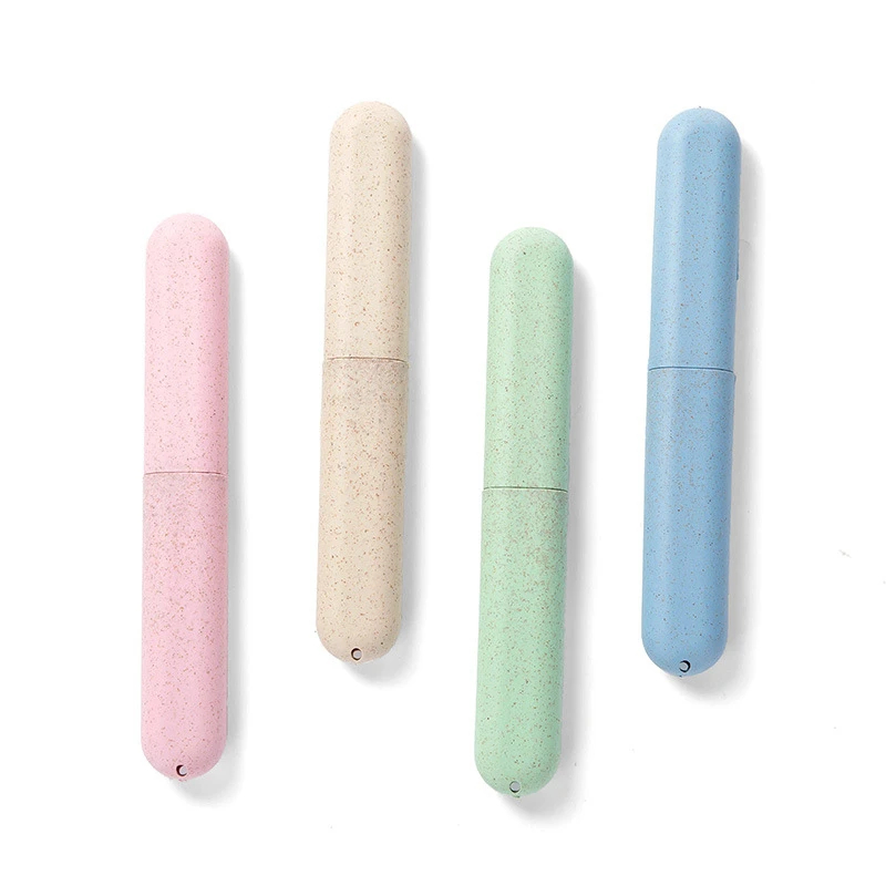 Fashion Toothbrush Tube Cover Portable Packing organizer Travel Accessories Case Cap Plastic Suitcase Holder Baggage Boarding