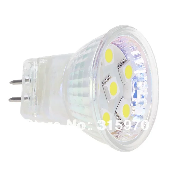 MR11 светодиодные лампы BI-PIN свет 24VDC/24VAC 6led 505SMD 100LM Коммерческая инженерия крытый профессиональный парусный спорт 20 шт./лот