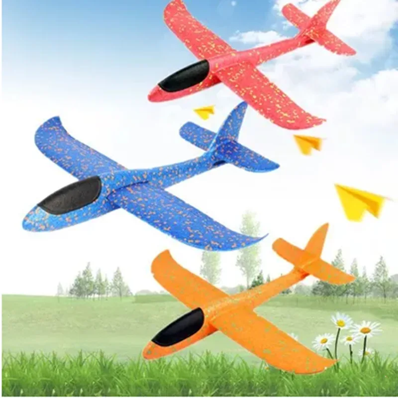 

EPP Foam Hand Throw Airplane Outdoor Launch Glider Plane Kids Gift Toy 48CM Interesting Toys