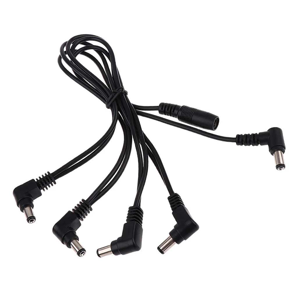 Electric Guitar Cable Effect Pedals Adapter 9V 1A Power Supply Cable Splits 1 to More Power Outputs Cable Electric Guitar Parts