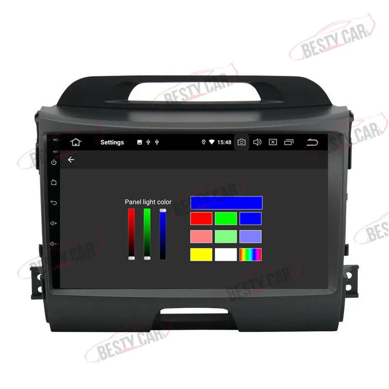 Cheap 9" Android 9.0 Car Multimedia Player Stereo for KIA Sportage R 2010~2016 GPS Navigation Radio Audio Head Unit DSP 5
