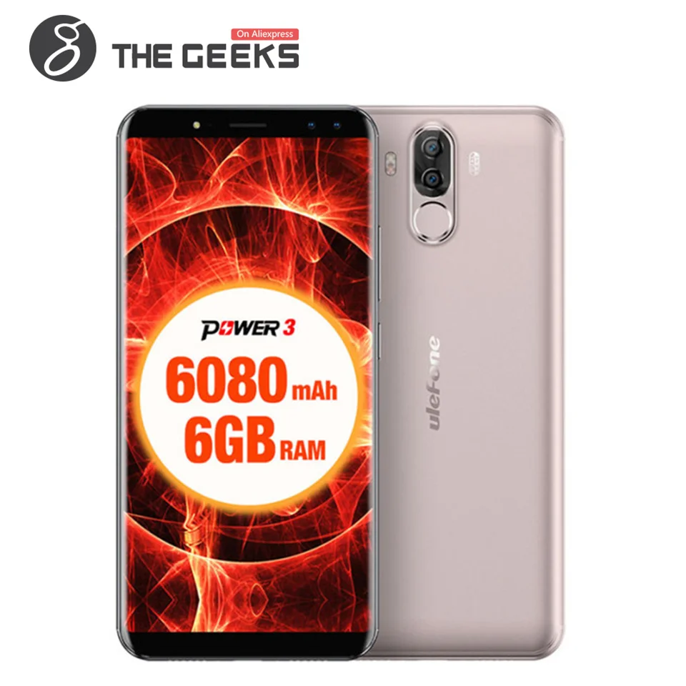 Чехол накладка ULEFONE POWER 3 6 ГБ Оперативная память 64 Гб Встроенная Helio P23 MTK6763 2 0 ГГц Octa