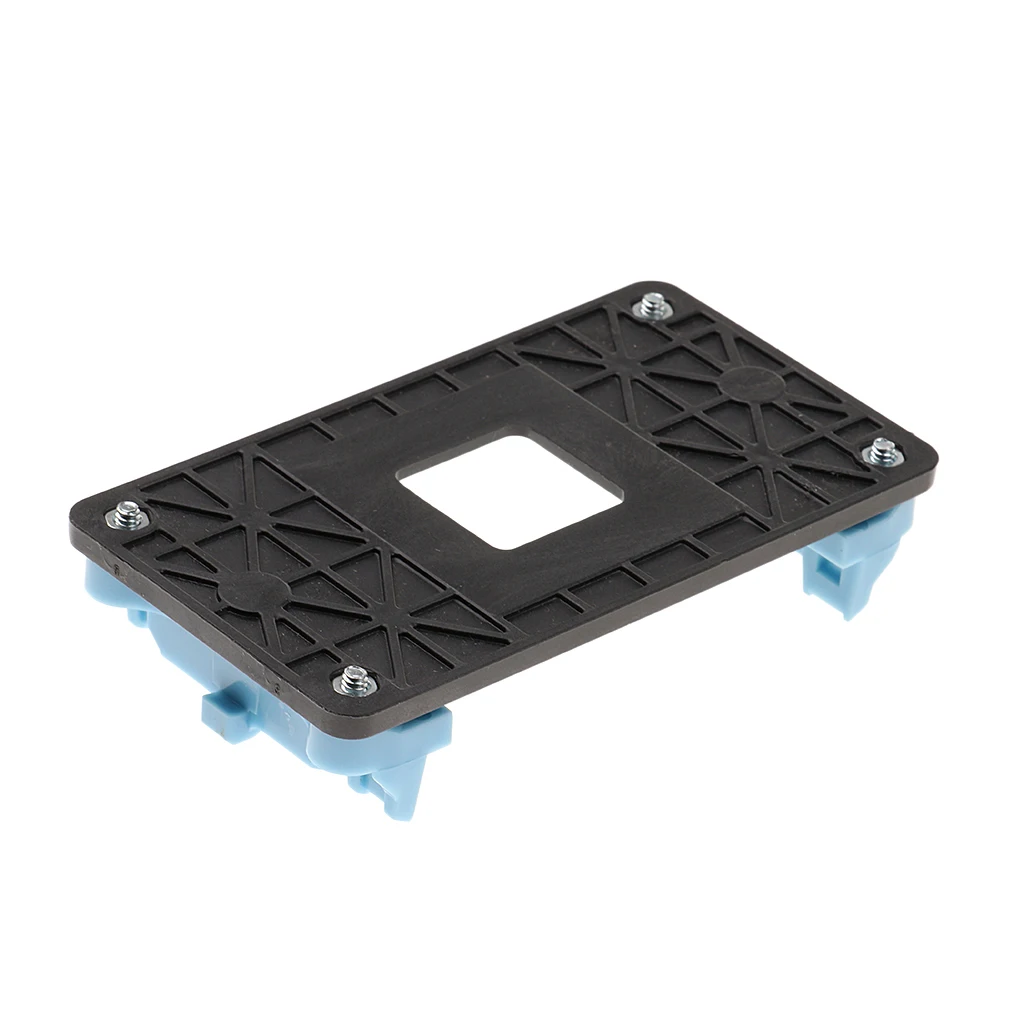 Blue CPU Cooling Fan Bracket for AM2 AM3 with Back Plate & Four Screws 