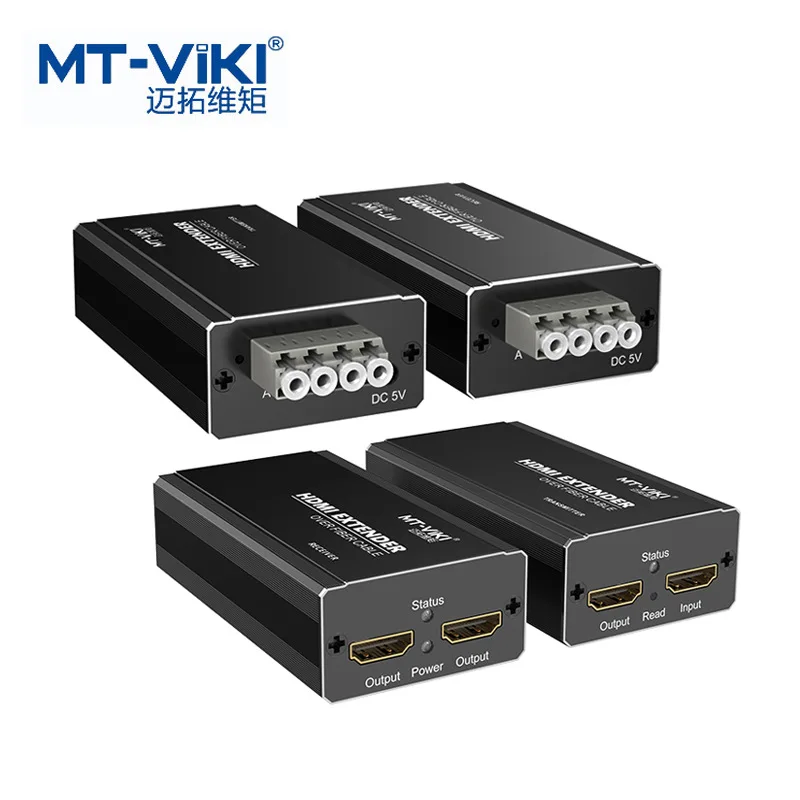 

MT-ED07 4Kx2K HDMI Fiber Optic Extender 1000m Uncompressed Multi-Fiber Multimode MT-ED07