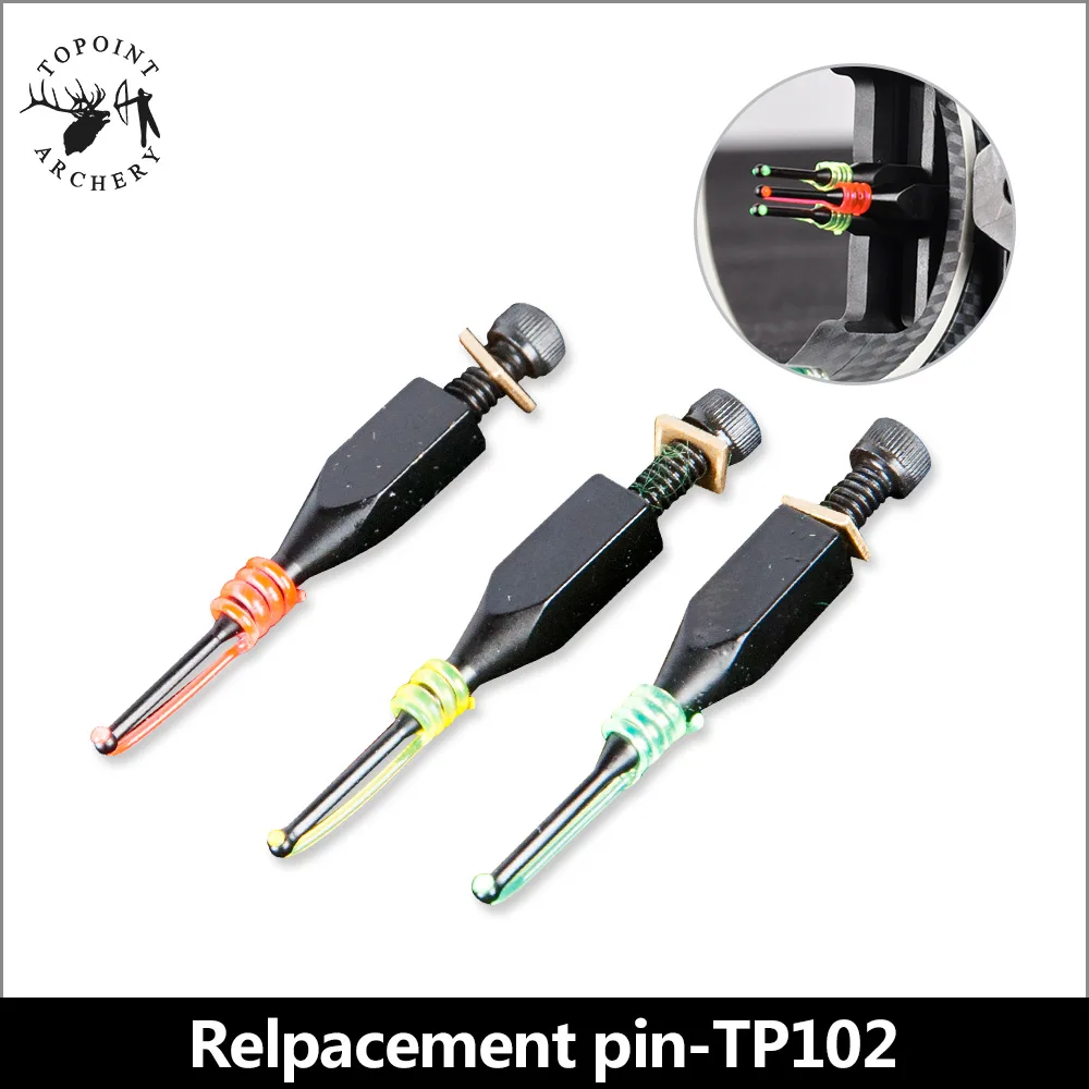 Topoint Archery,Replacement Bow Sight Optic Pins,TP102in Bow & Arrow from Sports