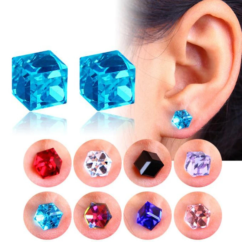 

6 MM No Pierced Magnet Stud Earring Magnetic Earrings Lose Weight Magnetic Health Jewelry Of Lazy Paste Slim Patch