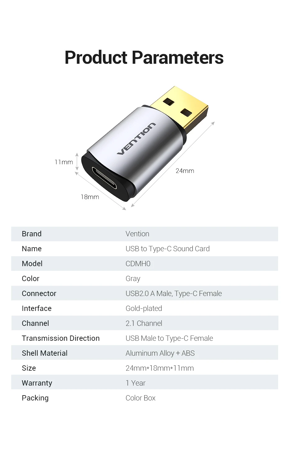 Vention USB для звуковой карты type-c USB C адаптер аудио интерфейс для тип компьютера-C кабель для наушников все-в-одном адаптер для звуковой карты