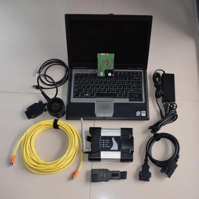  2019 para bmw Icom next wifi con hdd 500gb modo experto con el software portátil d630 ram 4g de dia