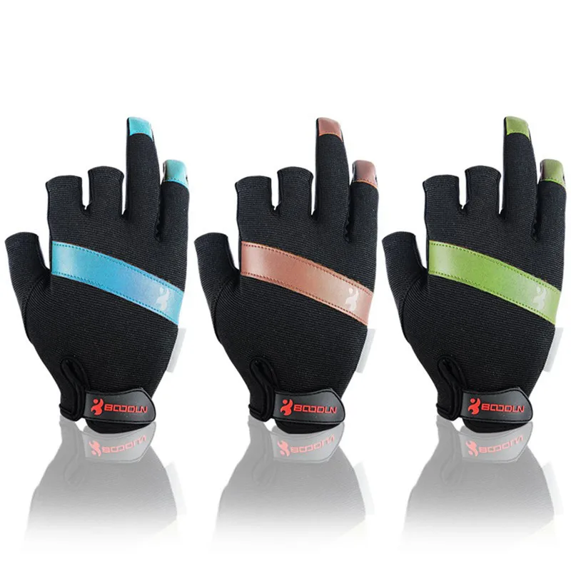

Summer 2 Fingers Sailboat Cycling Gloves PU+Lycra Breathable Sailboat Riding Cycling Gloves 2 Fingers Cycling Gloves Equipment
