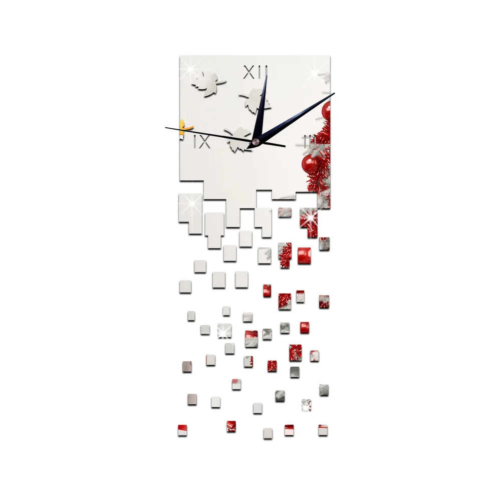 

MEYA 3D Creative The Time Lose Mirror Wall Clock Sticker ,DIY Acrylic Mirror Wall Clock Sticker&Murals For Home Deco