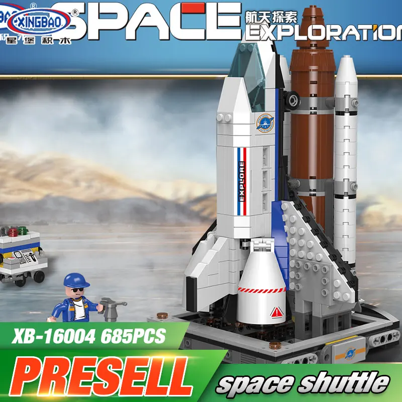 

XINGBAO 16004 Space Exploration The Space Shuttle Set Building Blocks Bricks New Kid Toys Funny Christmas Birthday Gifts Model