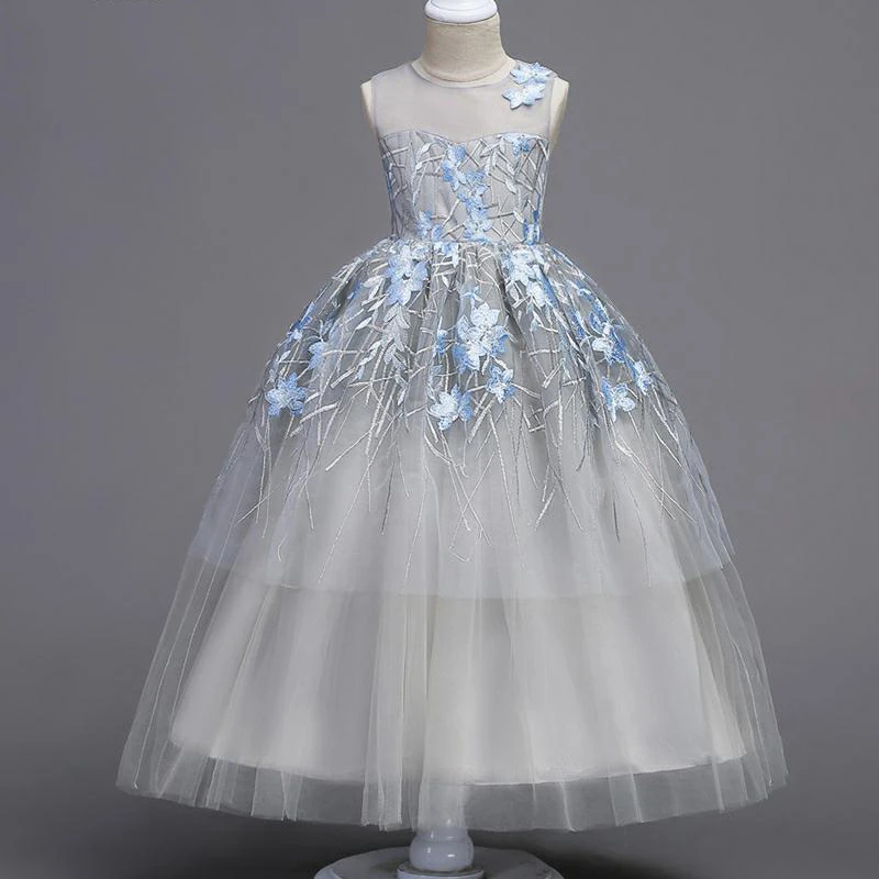 CAILENI платье для девочек-подростков; детская одежда; праздничные платья для девочек; кружевное свадебное платье для подростков